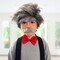4E's Novelty Old Man Costume for Kids Boys 100th Days of School Includes Suspenders, Gray Stick On Moustache & Eyebrows, Bow Tie. Grandpa Costume Accessory